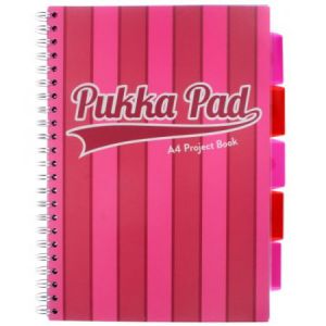 Kołozeszyt Pukka Pad Project Book Vogue A4/100/80g kratka, różowy